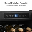 Cava Php YC-60 18 Botellas Panel Led